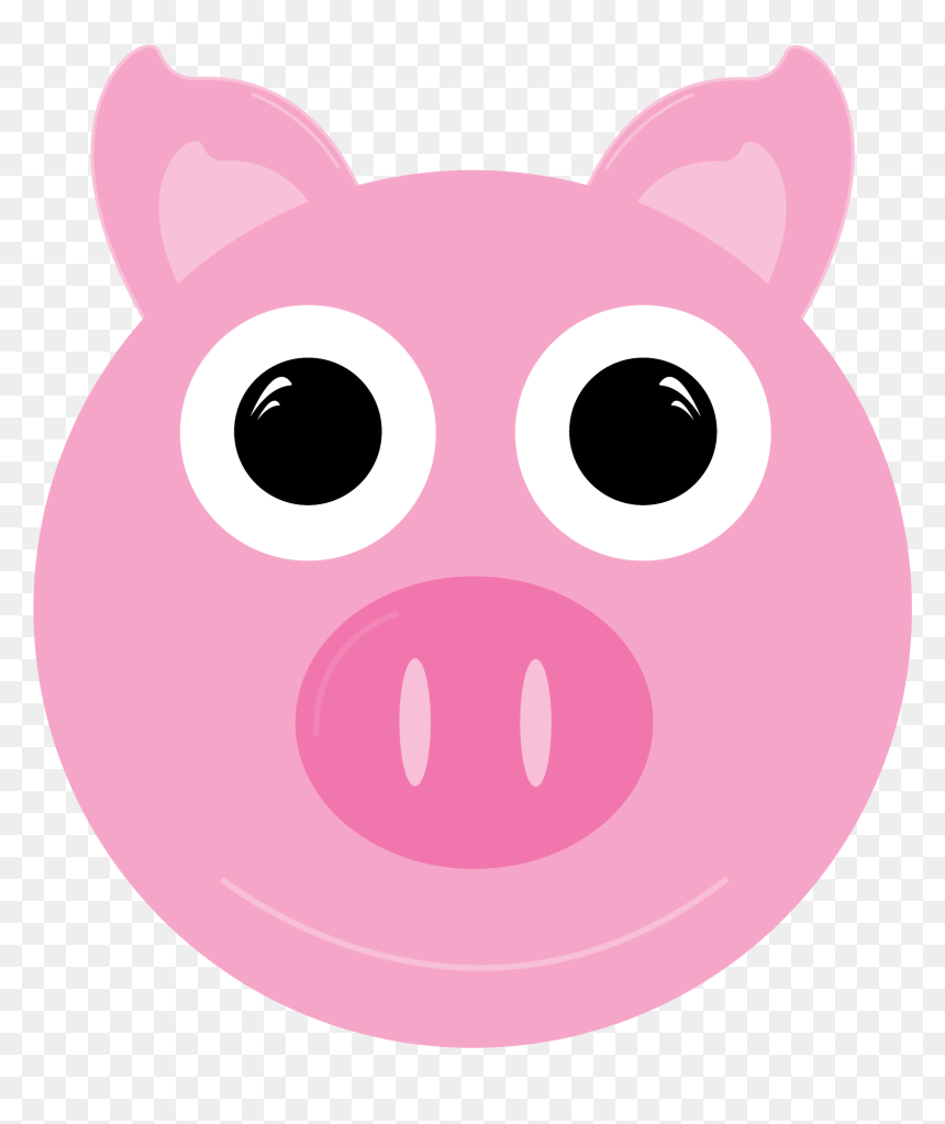 Cartoon, HD Png Download - pig face png
