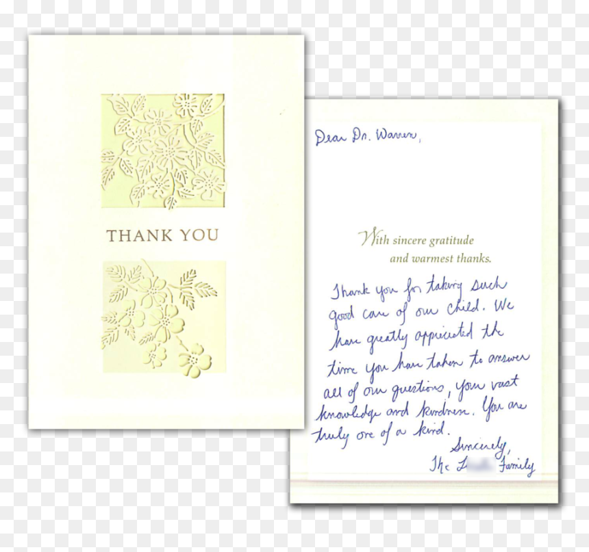 Thank You - Handwriting, HD Png Download - thank you .png