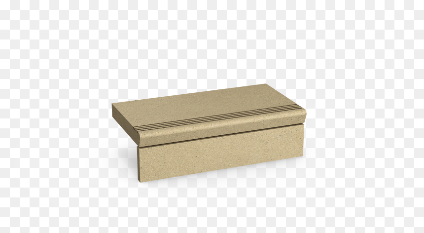 Two-piece Stair Tread In Natural - Wood, HD Png Download - stair png