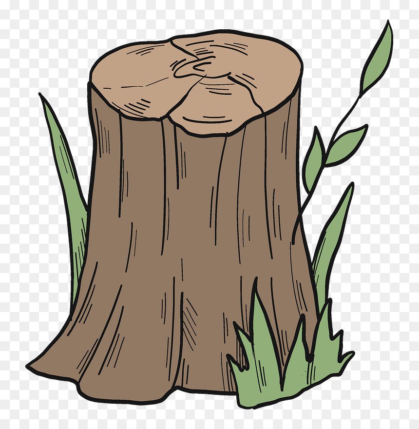 Tree Stump Clipart, HD Png Download - tree stump png