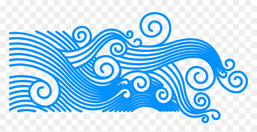Jpg Transparent Radio Wave Clipart - Ocean Clipart Transparent, HD Png Download - wave clip art png