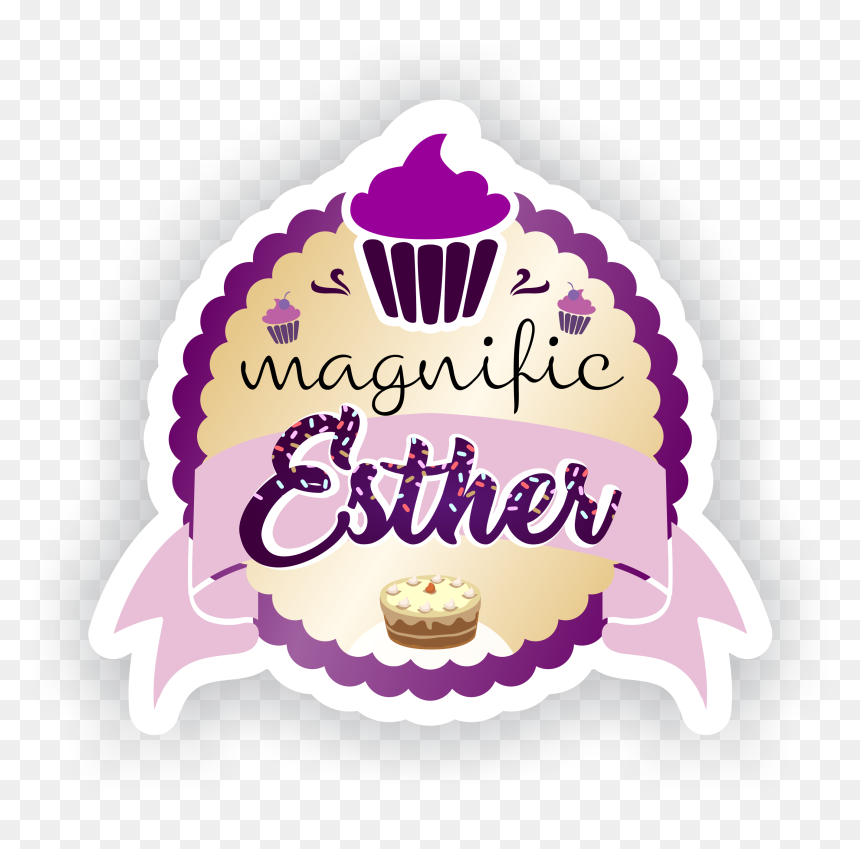 Logo Magnific Esther Fundo Transparente - Scissors Salon Logo, HD Png Download - bakery png