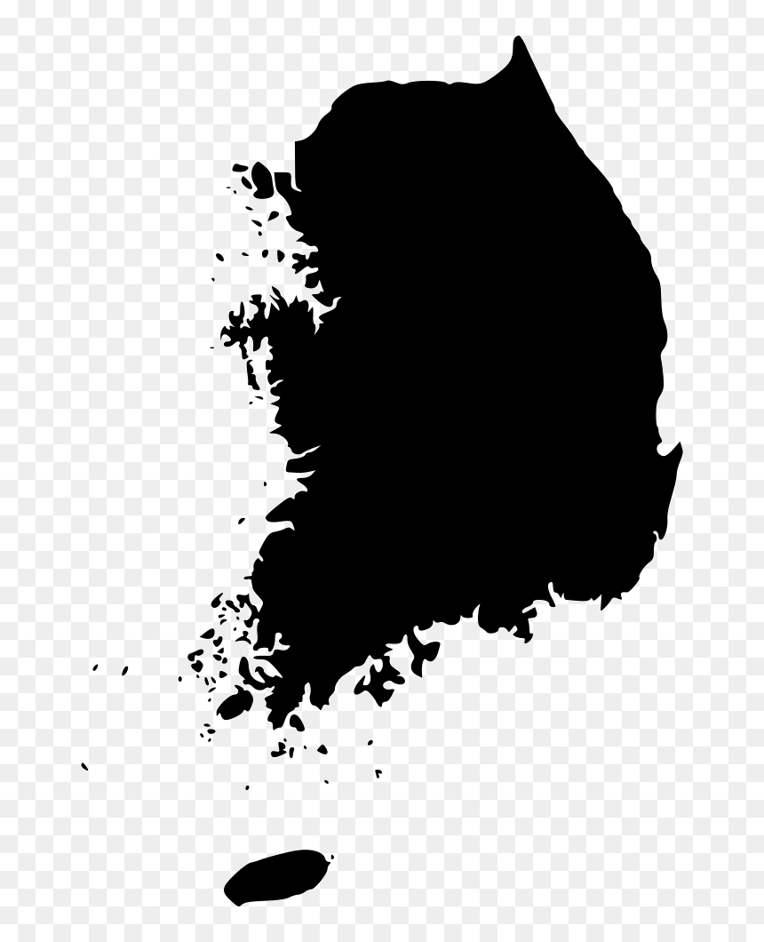 Transparent South Korea Flag Png - South Korea Map Transparent, Png Download - south korea flag png