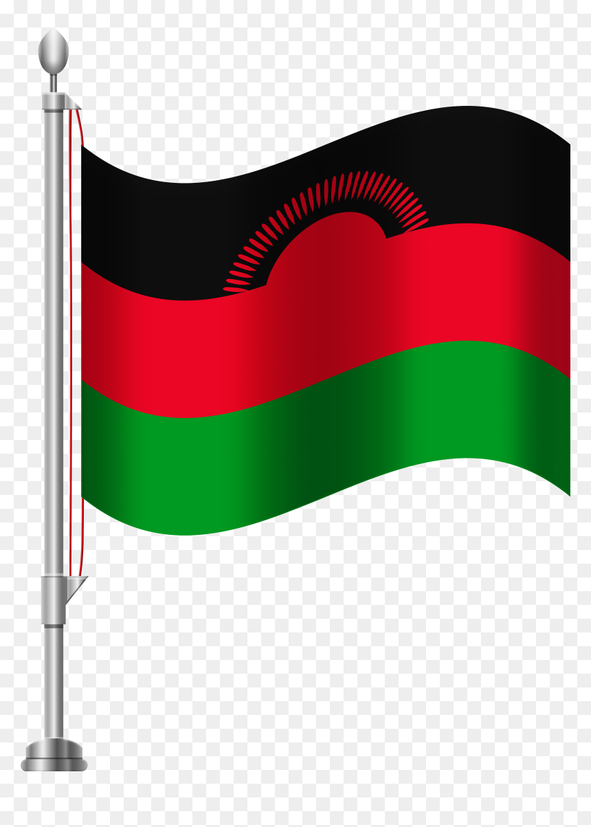 Malawi Flag Png Clip Art, Transparent Png - american flag clip art png