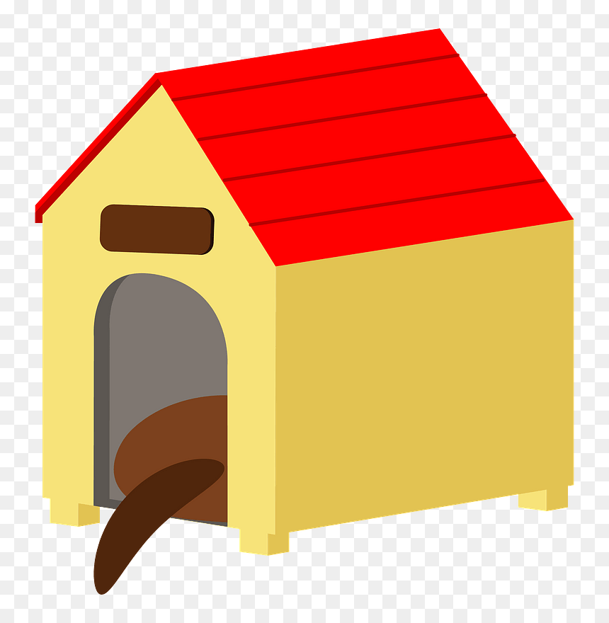 Dog Animal Doghouse Clipart, HD Png Download - dog house png