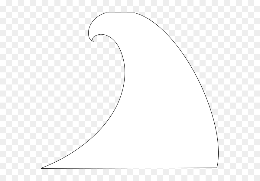 Wave Coloring Png Icons - White Waves Clipart, Transparent Png - wave clip art png