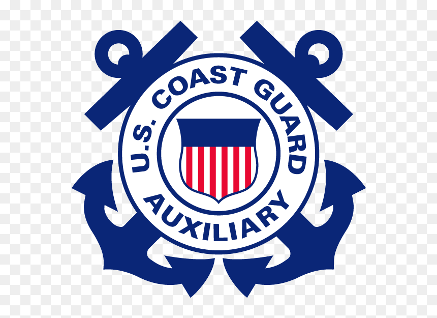 Uscgaux Logo - Us Coast Guard Clip Art, HD Png Download - coast guard logo png