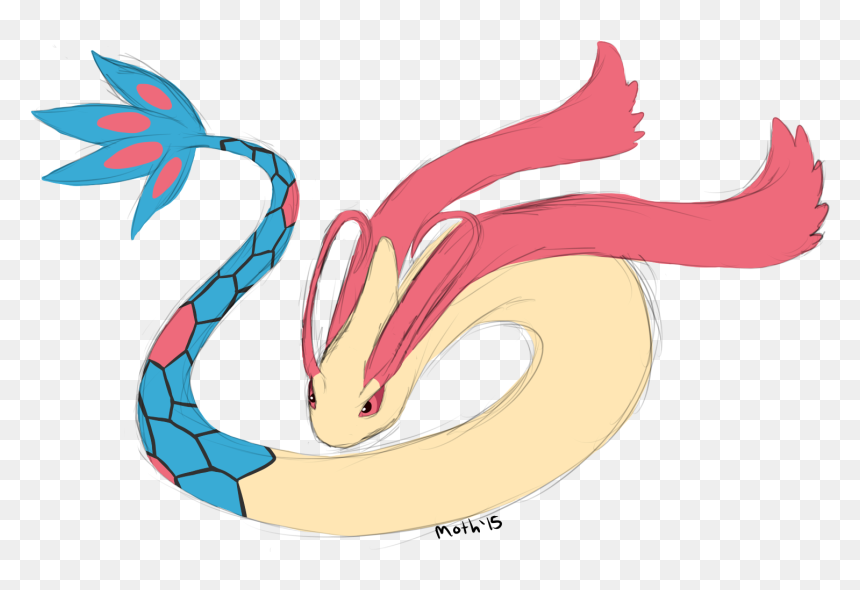 Milotic [hayley 1/2] - Illustration, HD Png Download - milotic png