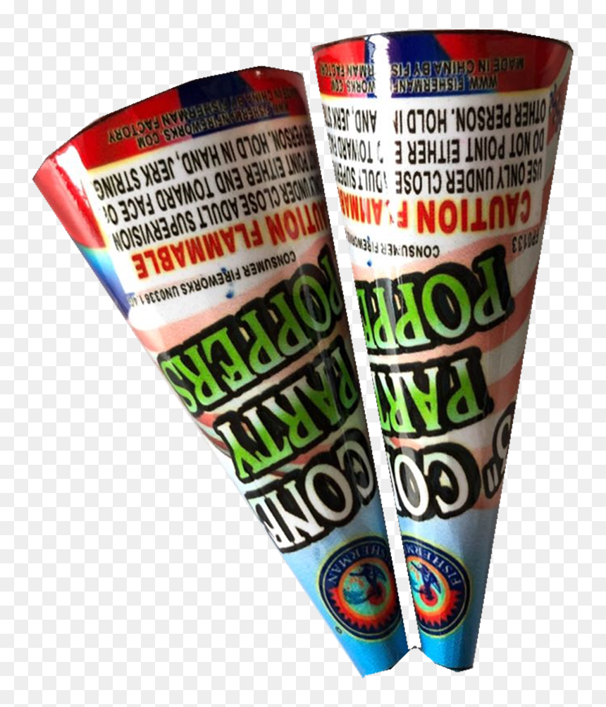 Acrylic Paint, HD Png Download - party popper png