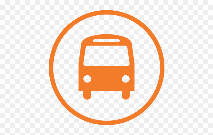 Bus Icon - Clipart 7 Seater Van Logo Png, Transparent Png - bus icon png