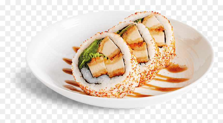 Chicken Katsu Yo Sushi, HD Png Download - sushi roll png