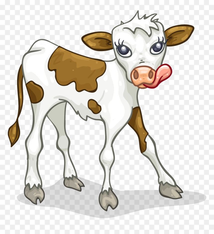 And Silhouette At Getdrawings - Calf Clipart, HD Png Download - cow silhouette png