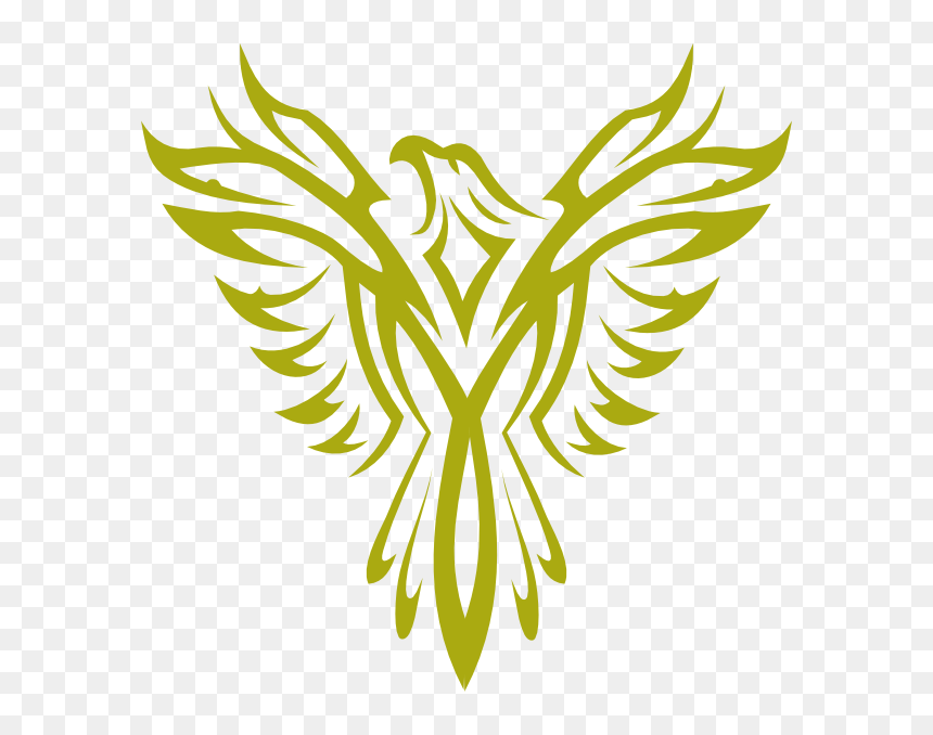Eagle Black And White, HD Png Download - pheonix png