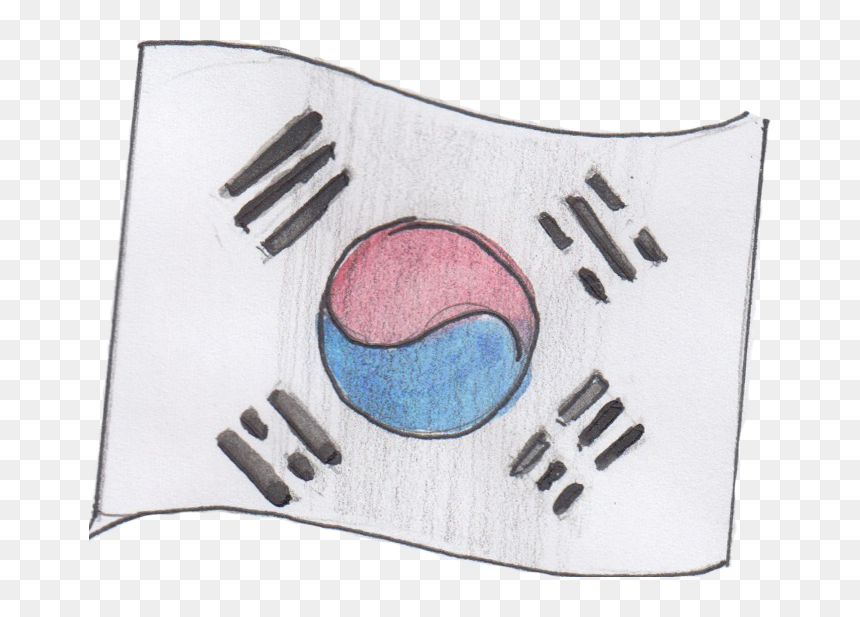 Flag Of South Korea , Png Download - Bandeira Coreia Do Sul Adesivos, Transparent Png - south korea flag png