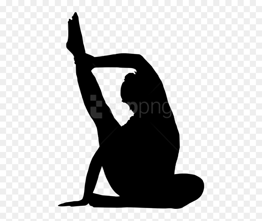 Free Png Fitness Silhouette Png - Palestra Bianco E Nero Png, Transparent Png - fitness silhouette png