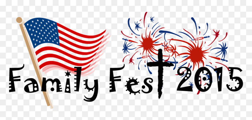 Family Fest To Be Hosted By Eum Church - Flag Of The United States, HD Png Download - american flag clip art png