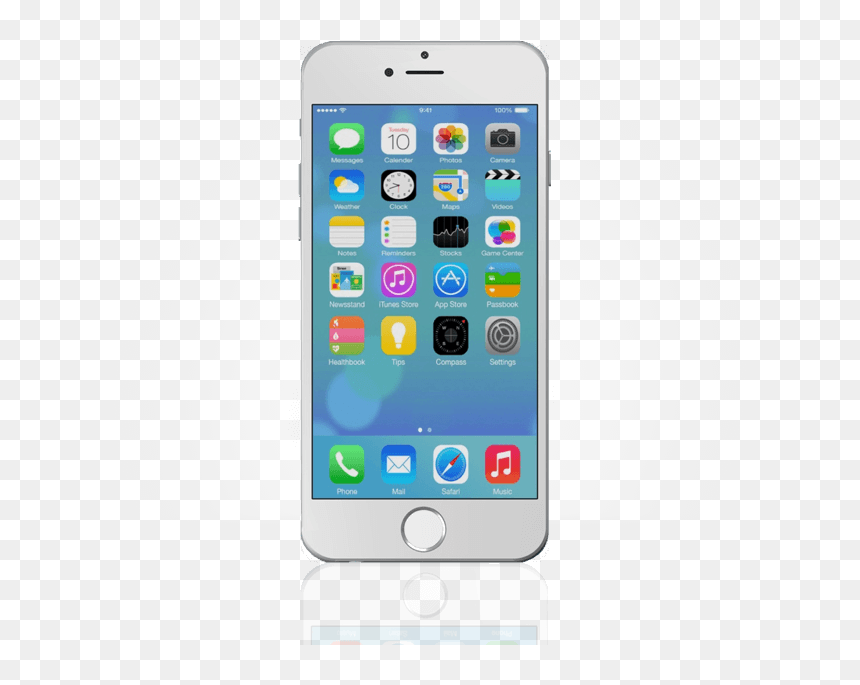 Clipart Phone Iphone - Apple Iphone 6 Png, Transparent Png - iphone 6 transparent png