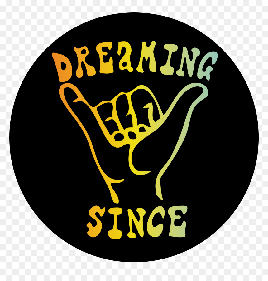 Shakka Black Sticker, HD Png Download - shaka png