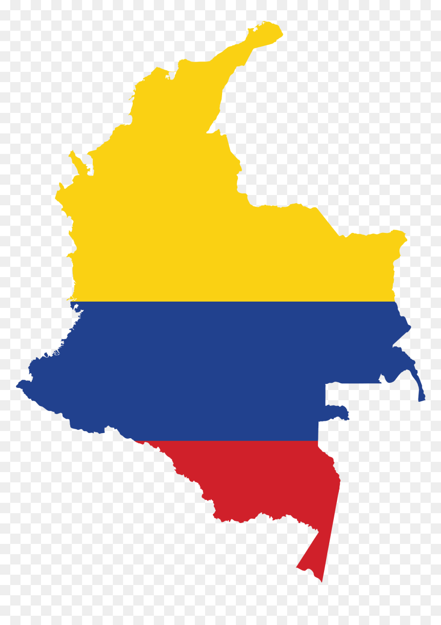 Transparent South Korea Flag Png - Colombia Flag Map, Png Download - south korea flag png