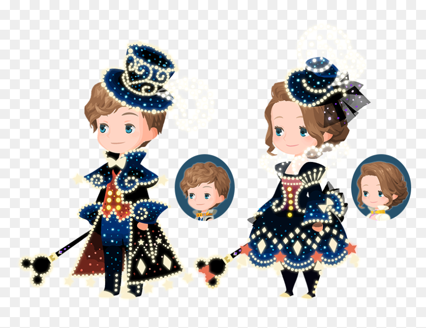 Starry Night Kingdom Hearts Union Cross, HD Png Download - kingdom hearts crown png