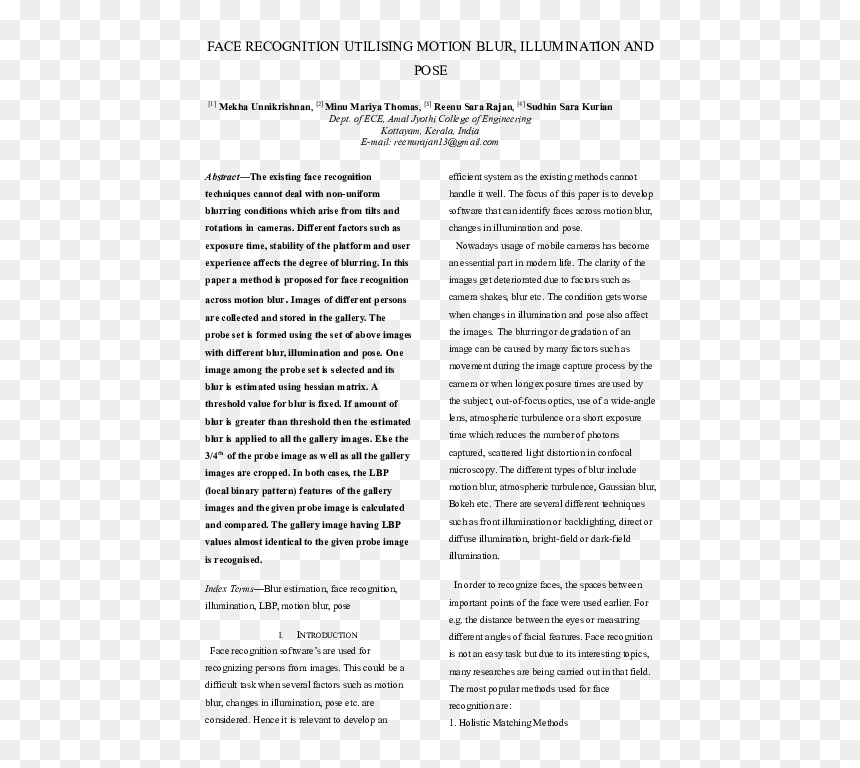Document, HD Png Download - face blur png