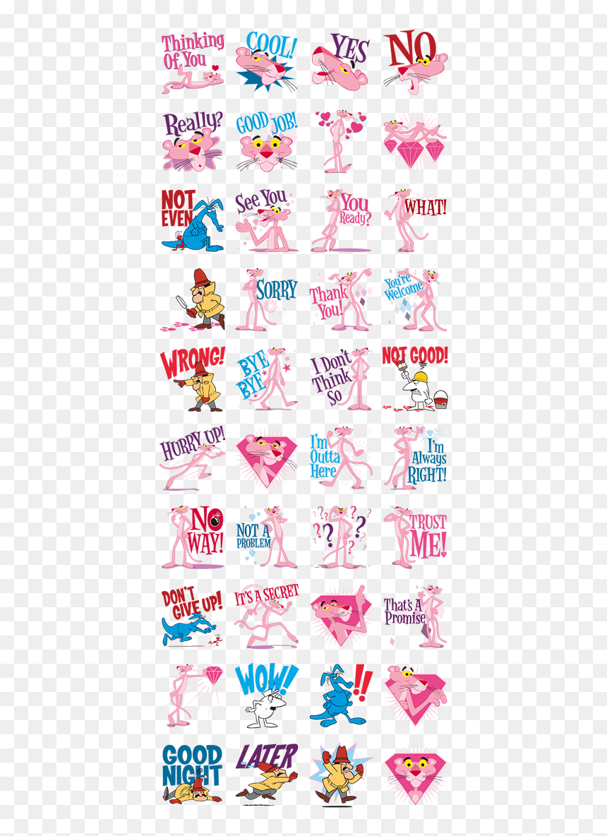 Pink Panther - Pinkpanther Sticker, HD Png Download - pink panther png