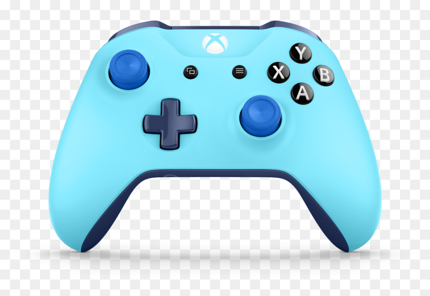 The Controllers Sell For $80 - Glacier Blue Xbox Controller, HD Png Download - xbox.png