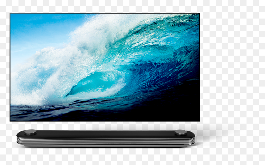 Oled65w7t, HD Png Download - old tv screen png