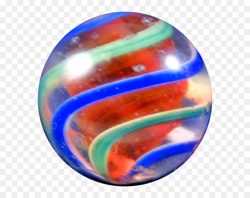 Handmade Swirl With A - Marble Ball Png, Transparent Png - marbles png