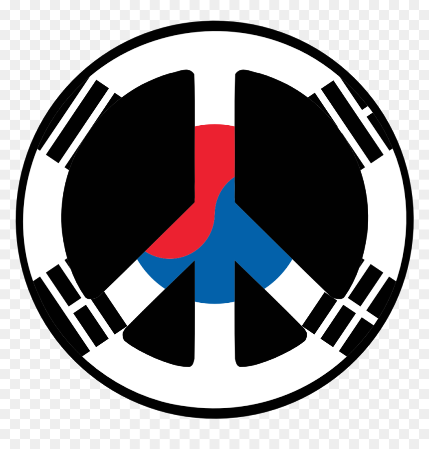 Korea Flag Drawing, HD Png Download - south korea flag png