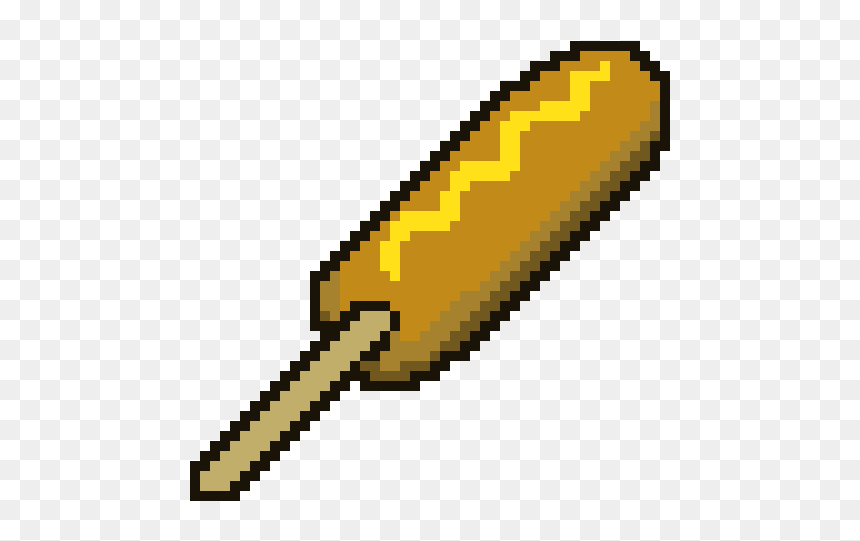 Cherry Blossom Pixel Art, HD Png Download - corndog png