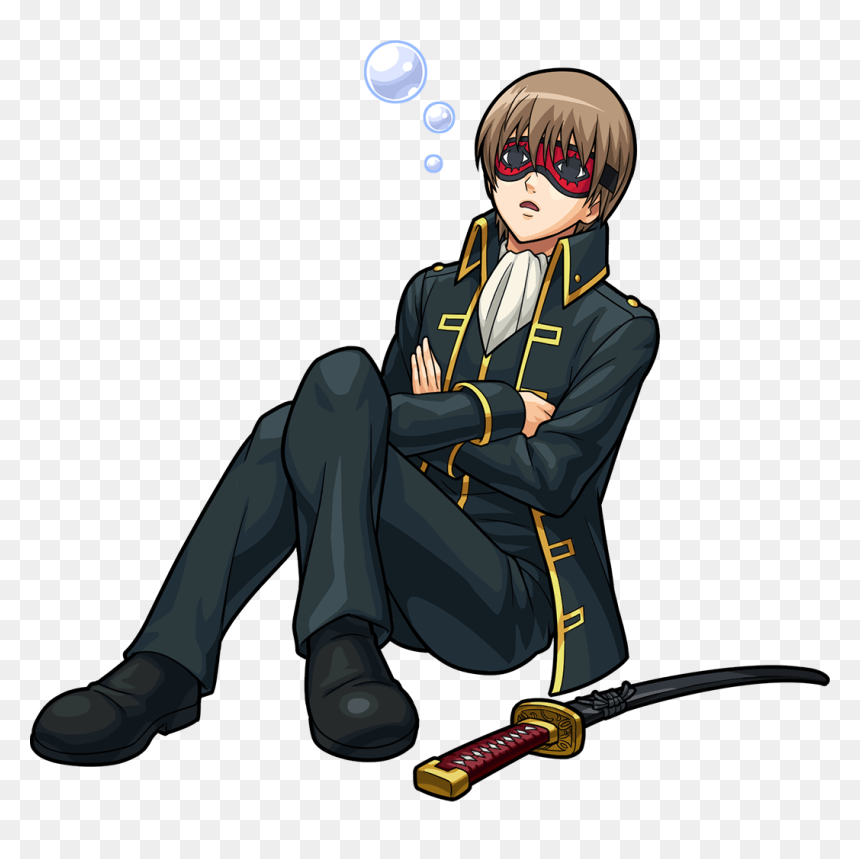 Sougo Okita Png, Transparent Png - gintama png