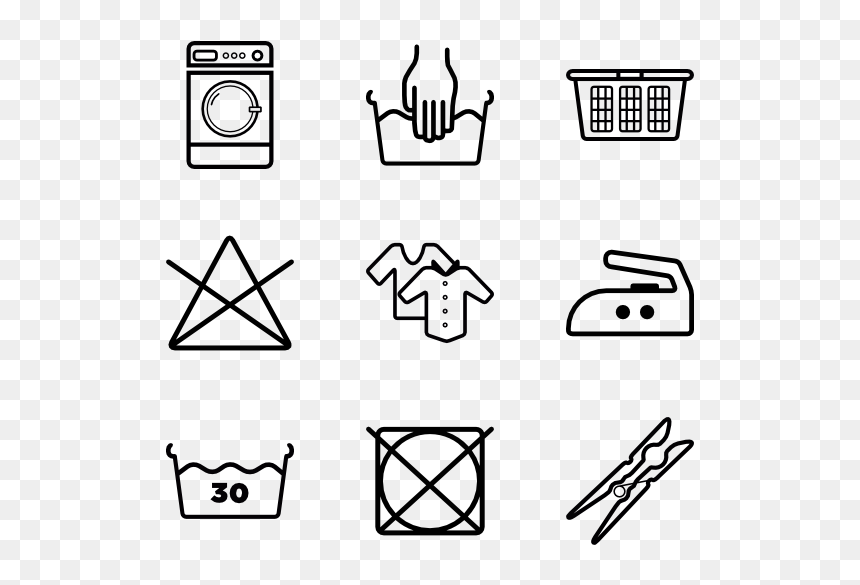 Fire Safety, Laundry Cleaning, Carry Internal Orders - Laundry Guide Icon Pack, HD Png Download - cleaning icon png