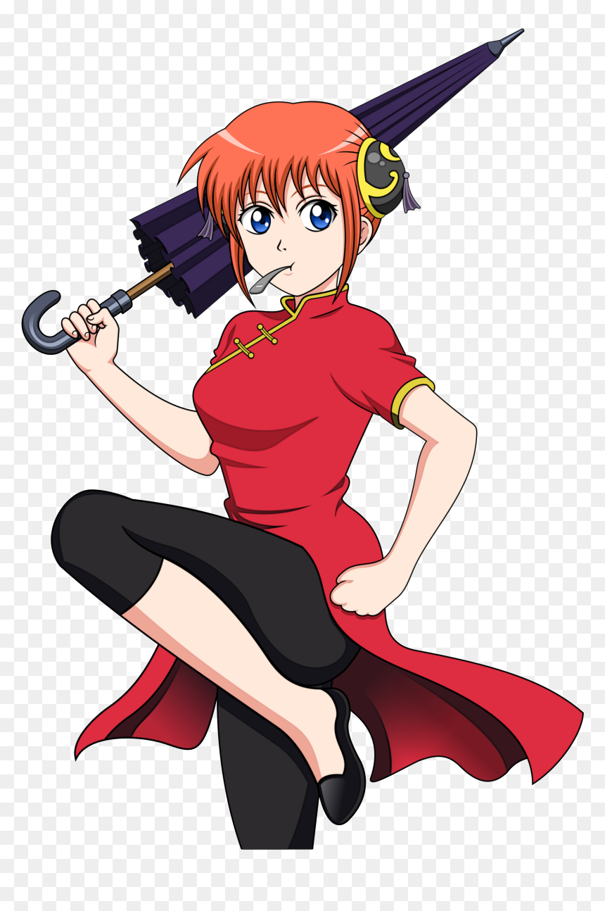 Cartoon , Png Download - Kagura Gintama Png, Transparent Png - gintama png