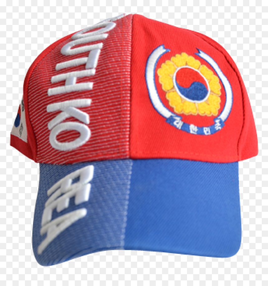 South Korea Cap, Nation - Baseball Cap, HD Png Download - south korea flag png