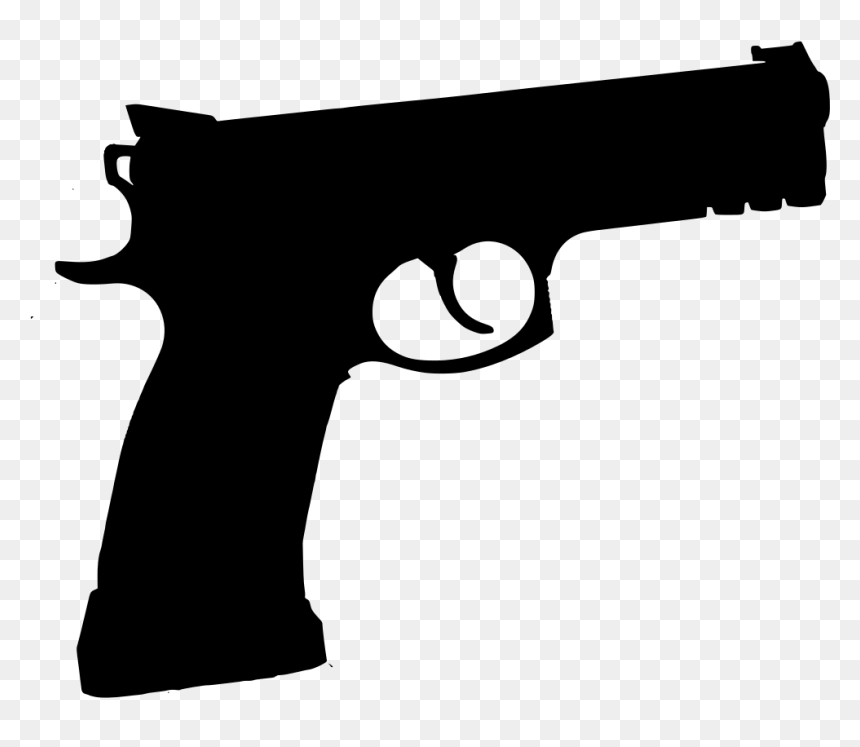 Pistol Svg, HD Png Download - hand gun png
