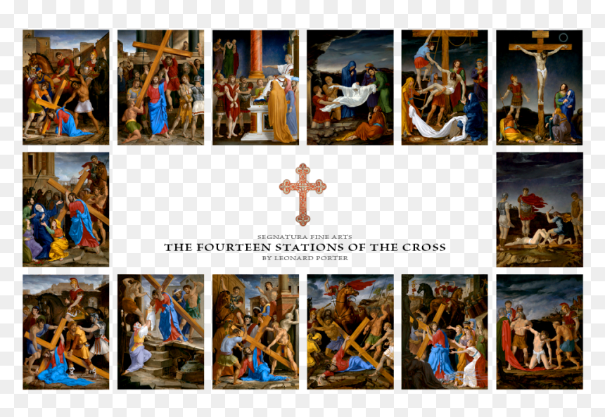 Transparent Catholic Cross Png - Last Supper Station Of The Cross, Png Download - catholic cross png