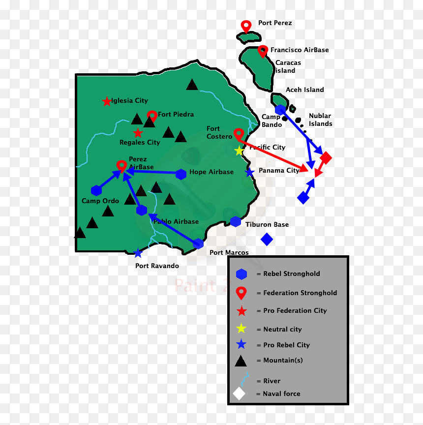 The 1st Rebel Fleet Is Destroyed And General Perez - Map, HD Png Download - destroyed city png