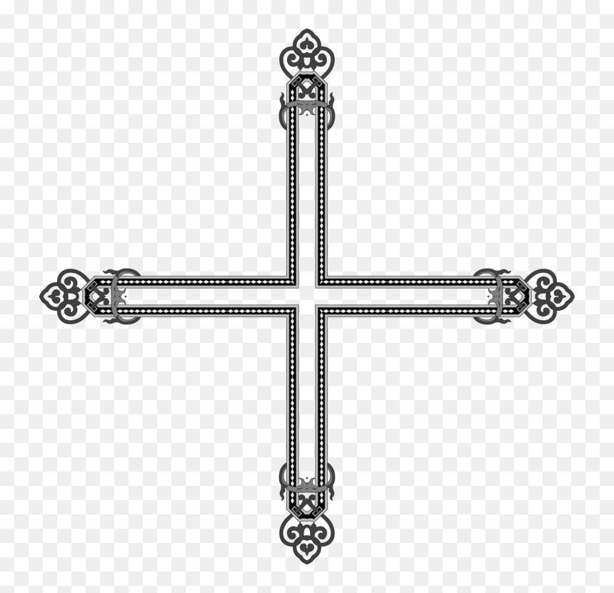 Jewellery,symbol,cross - Programmer Parience Meme, HD Png Download - catholic cross png