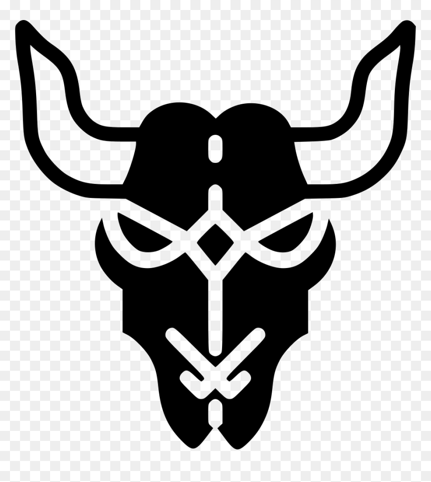 Horn Clipart Cow Skull - Portable Network Graphics, HD Png Download - bull skull png