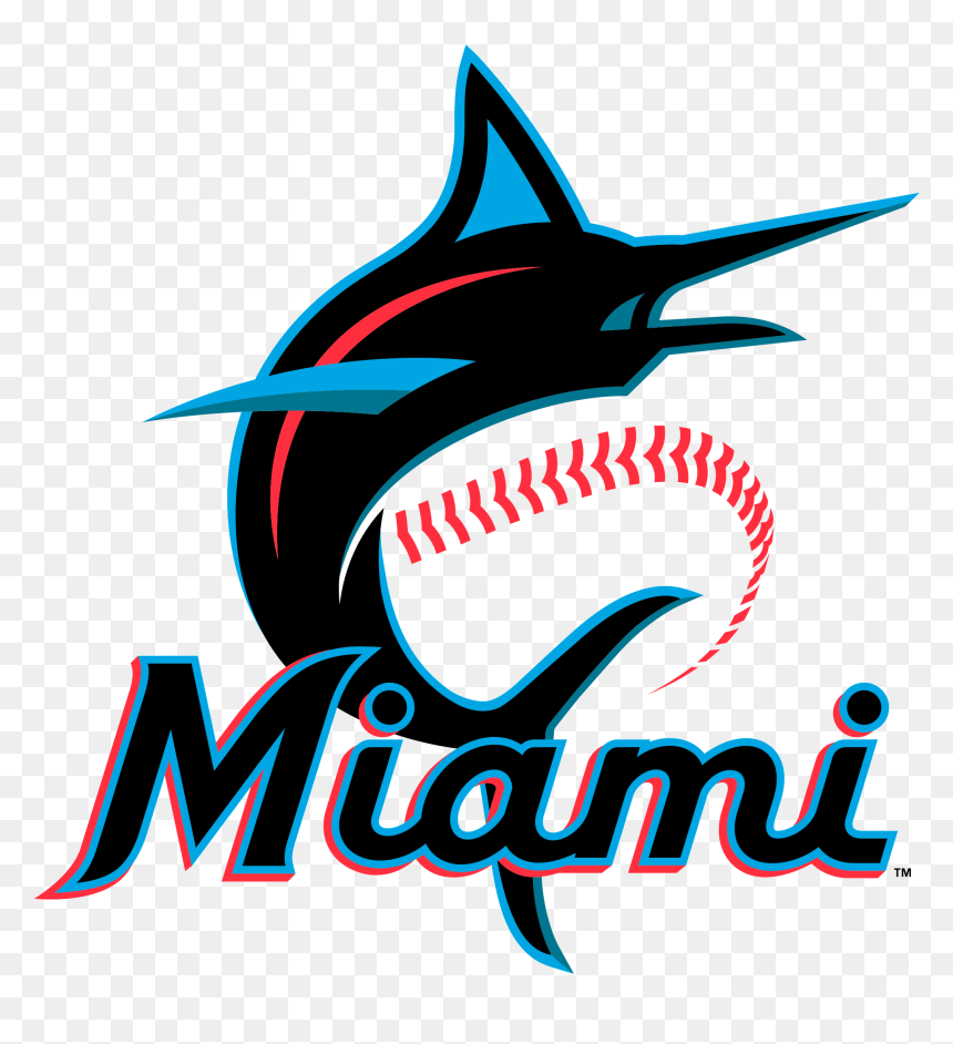 Miami Marlins Logo - Transparent Miami Marlins Logo, HD Png Download - miami logo png
