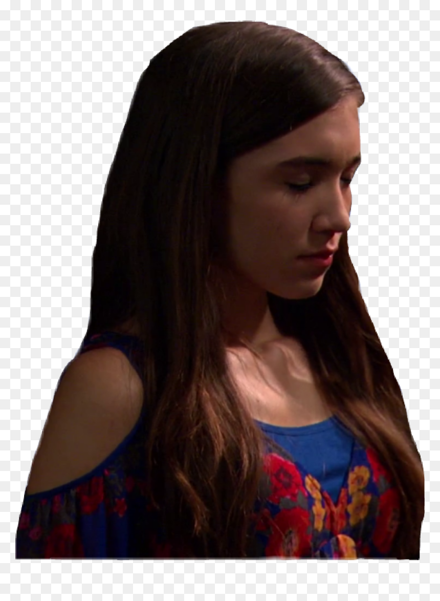 #rowanblanchard #png #sad #eyesclosed #gmw #rileymatthews - Girl, Transparent Png - rowan blanchard png