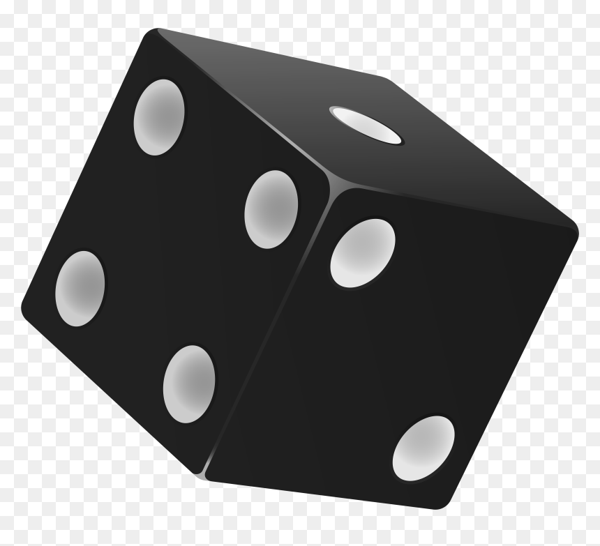 Black Dice Png Clip Art - Transparent Background Transparent Dice, Png Download - 20 sided dice png