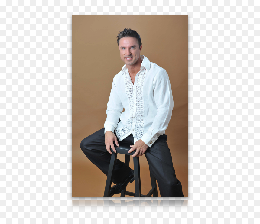 Classy Linen Shirt - Sitting, HD Png Download - classy model png