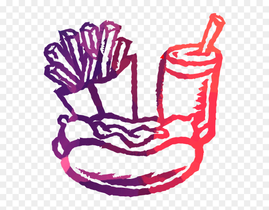 Hot Dog Clipart Corn Dog Hot Dog French Fries - Food Clip Art, HD Png Download - corndog png