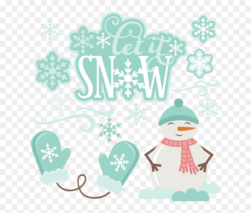Snow Clipart Let It Snow, HD Png Download - snow clipart png