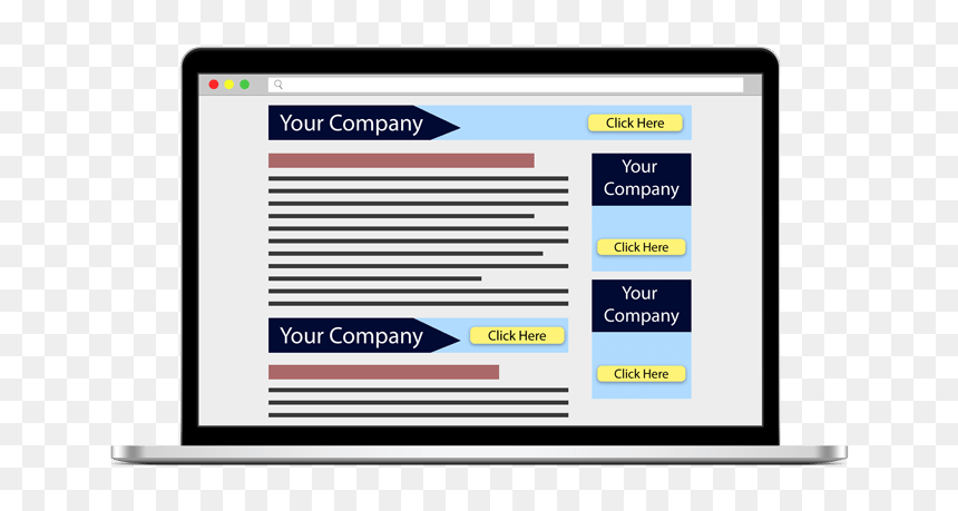 Banner Ad Laptop Mockup, HD Png Download - laptop mockup png