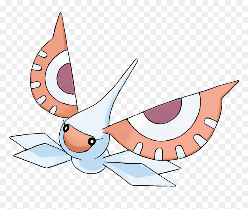 Masquerain Pokemon, HD Png Download - milotic png