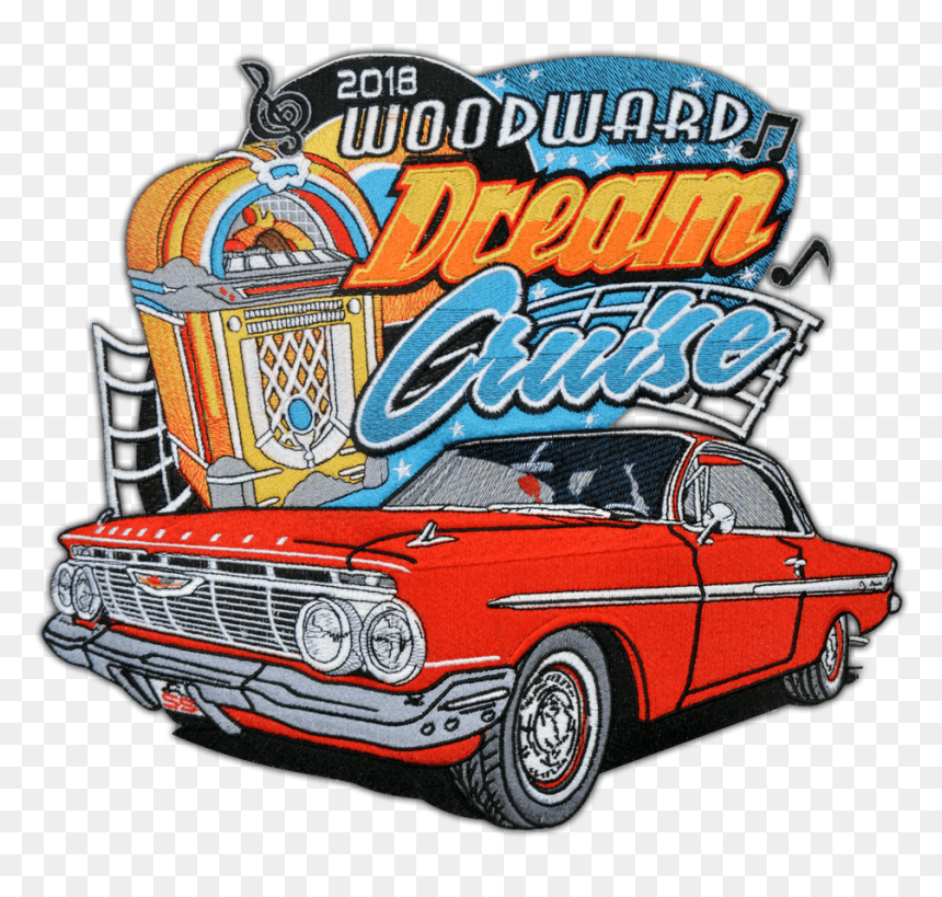 Woodward Dream Cruise, HD Png Download - embroidery designs png