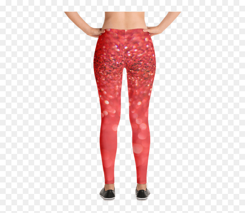Leggings, HD Png Download - red glitter png